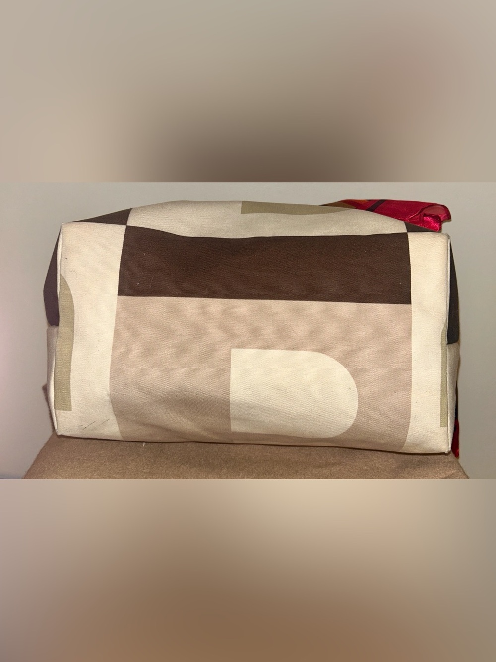 Bally "Busy B"Vintage Canvas Tote Bag - Picture 8 of 12